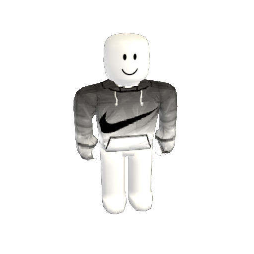 Nike White Hoodie - Roblox Nike T Shirt En Roblox Png,White Nike Logo  Transparent - free transparent png images 